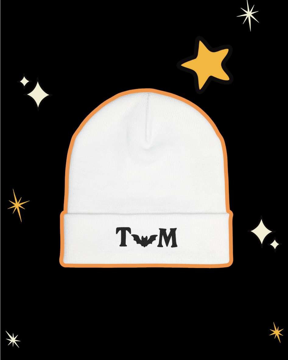 THE DARK N LIGHT BEANIE | WHITE