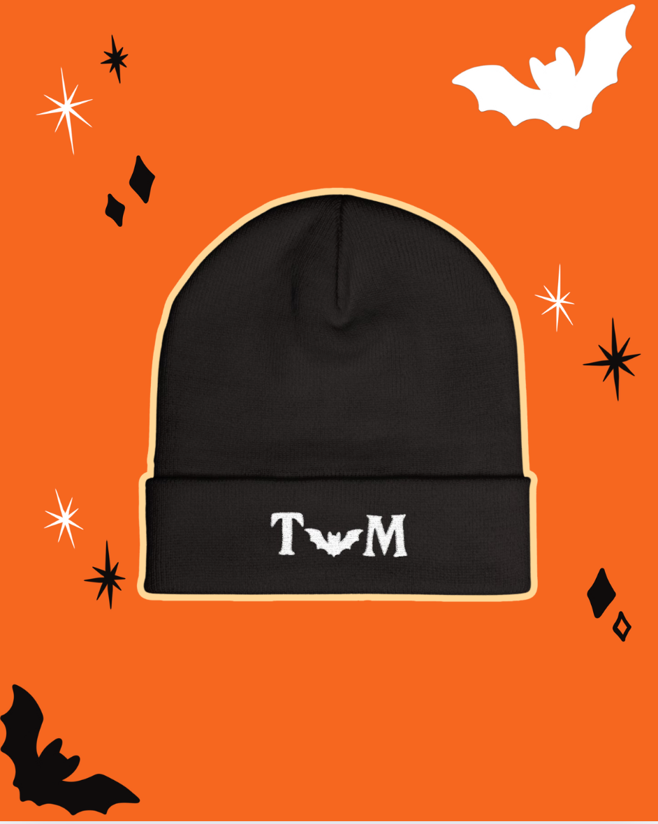 THE DARK N LIGHT BEANIE | BLACK